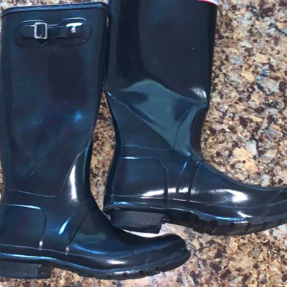 Hunter Boots - Shiny black